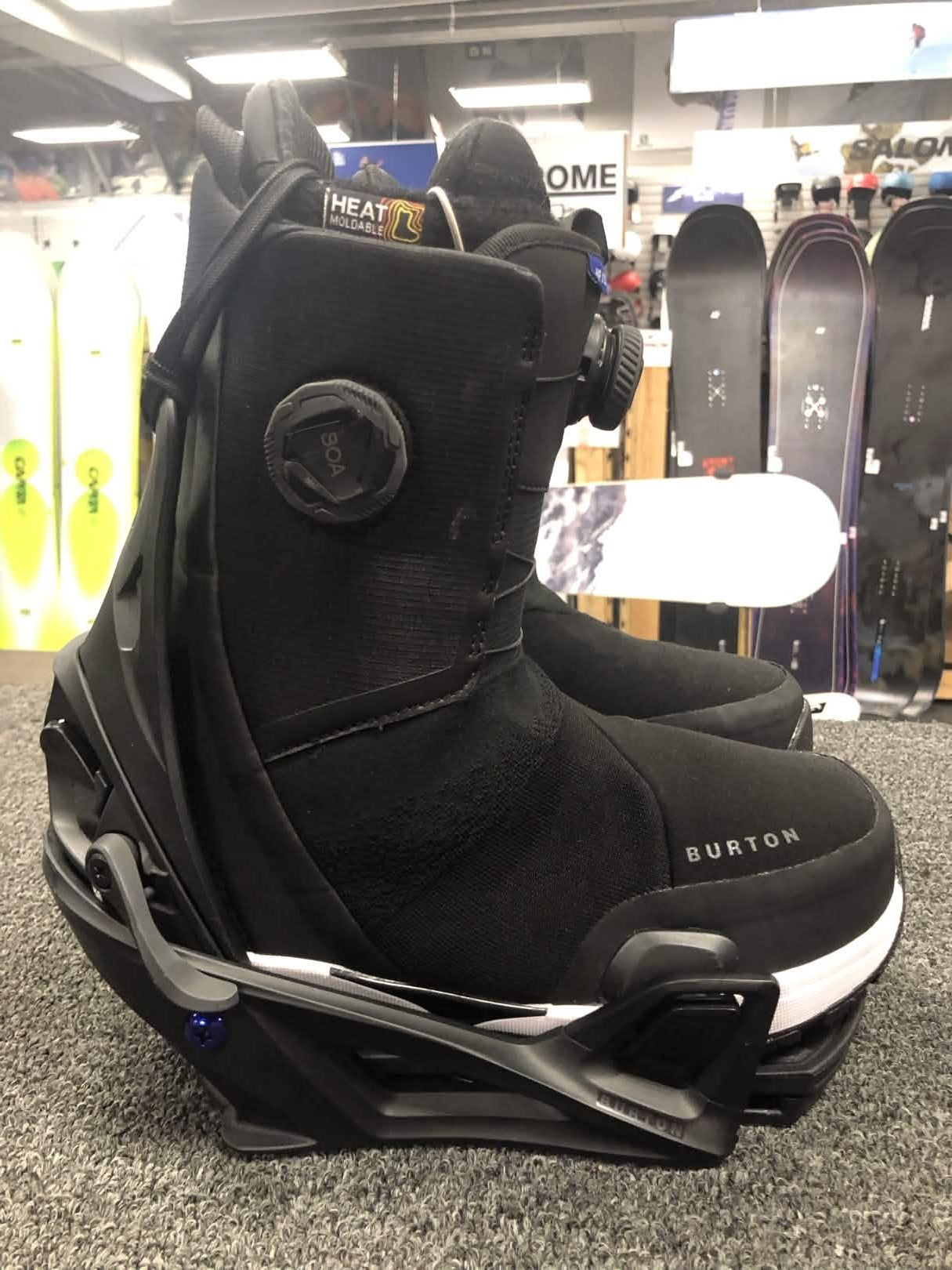 Used Burton Waverange X Step-on Snowboard Boot+Binding Mens 8(25/26)