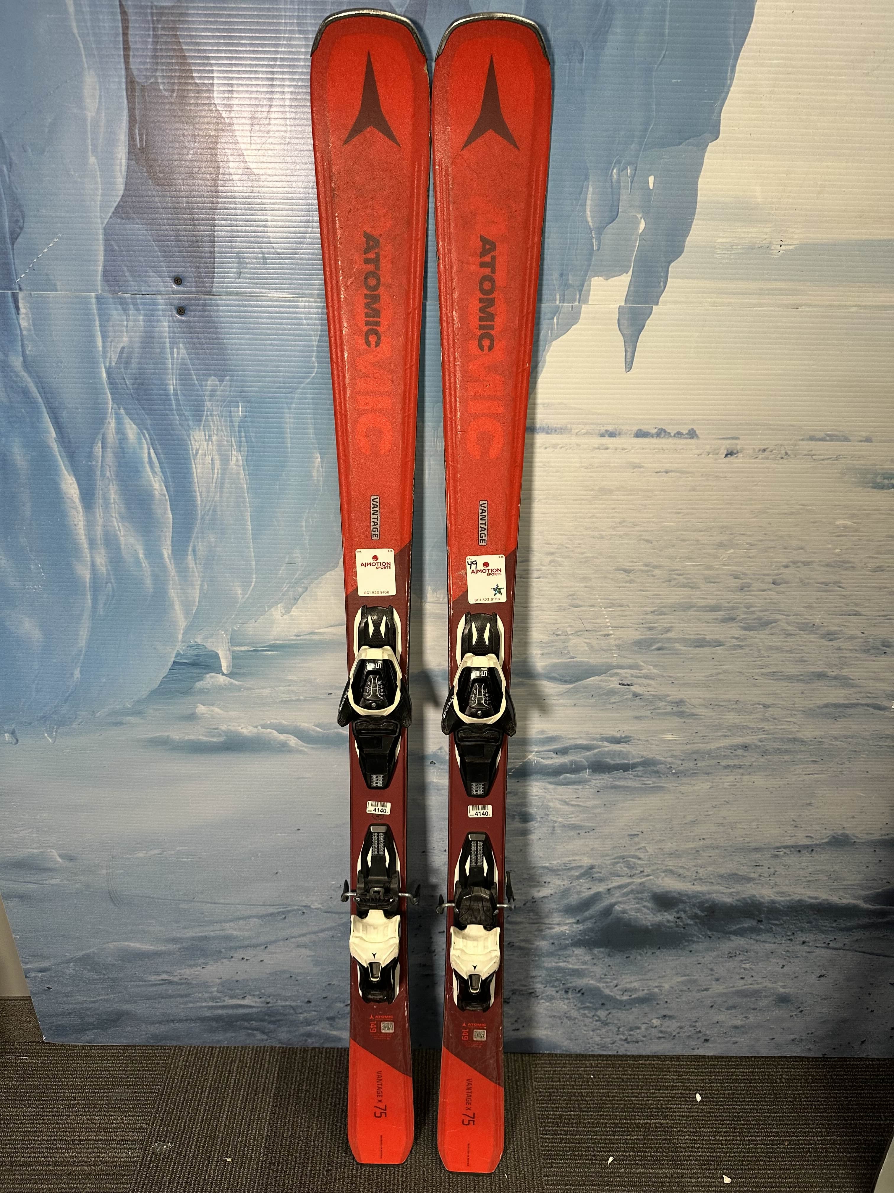 Used Atomic Vantage 149cm w/ Atomic Lithium 10 Bindings