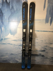 Used Head Kore X-85 R LYT 163cm Skis w/ Tyrolia PR10 Bindings