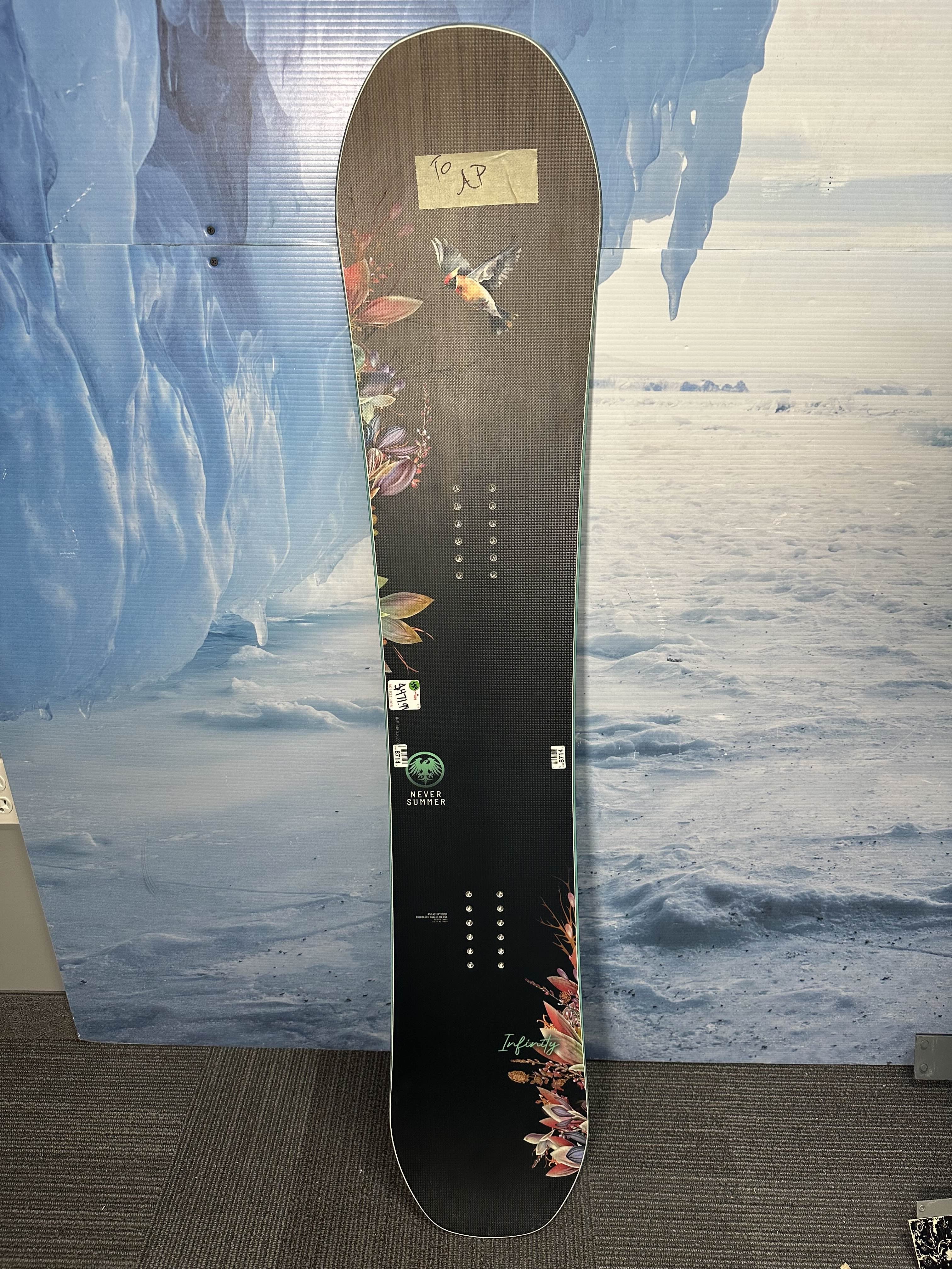 New 2025 Never Summer Infinity 145CM Snowboard – AJ Motion Sports