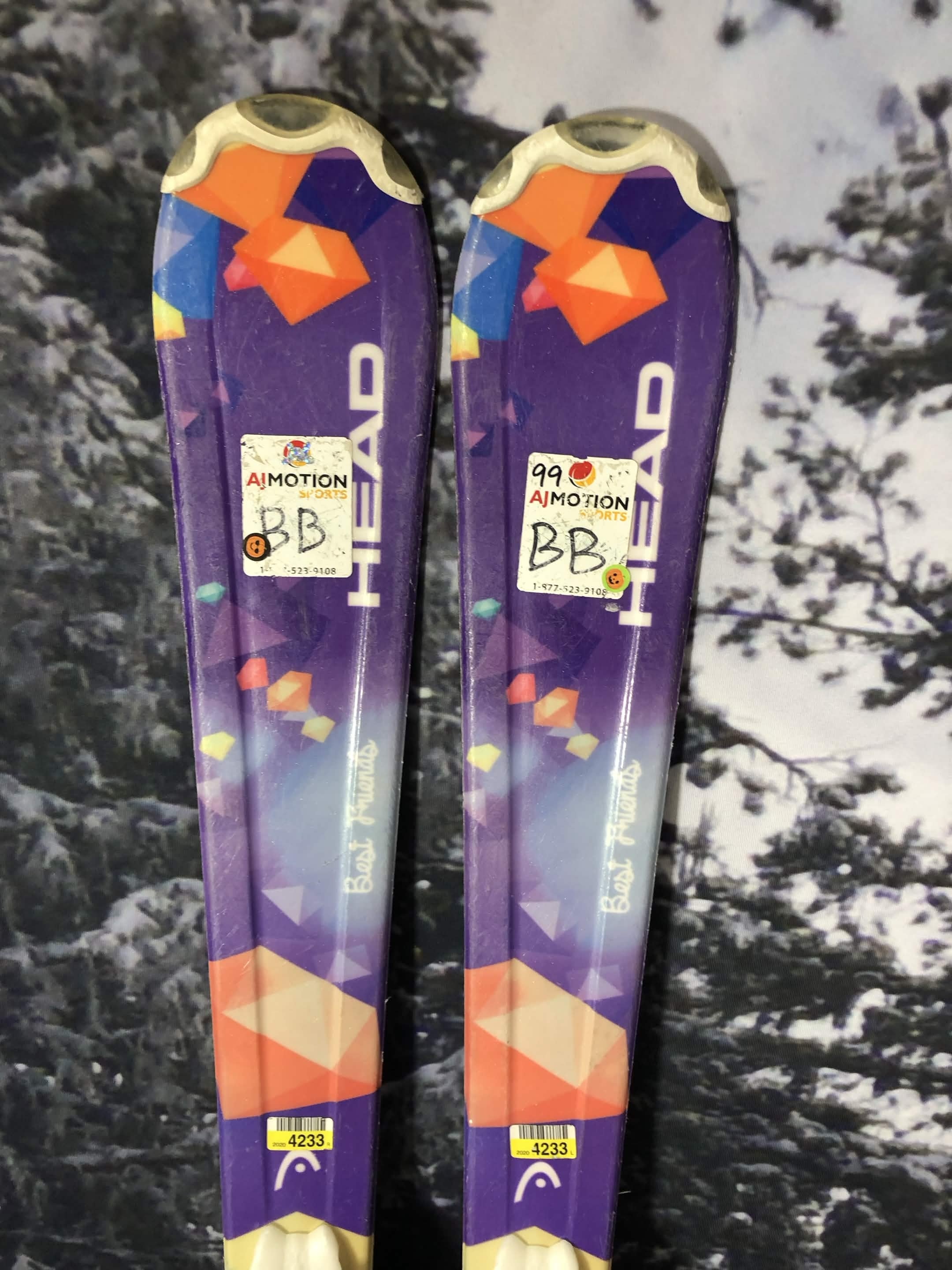 Used Head Best Friends Jr Kids Ski - 127 cm