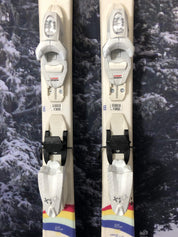 Used Dynastar Lemon Girl 122cm Jr Skis w/ Look X4.5 Demo Binding