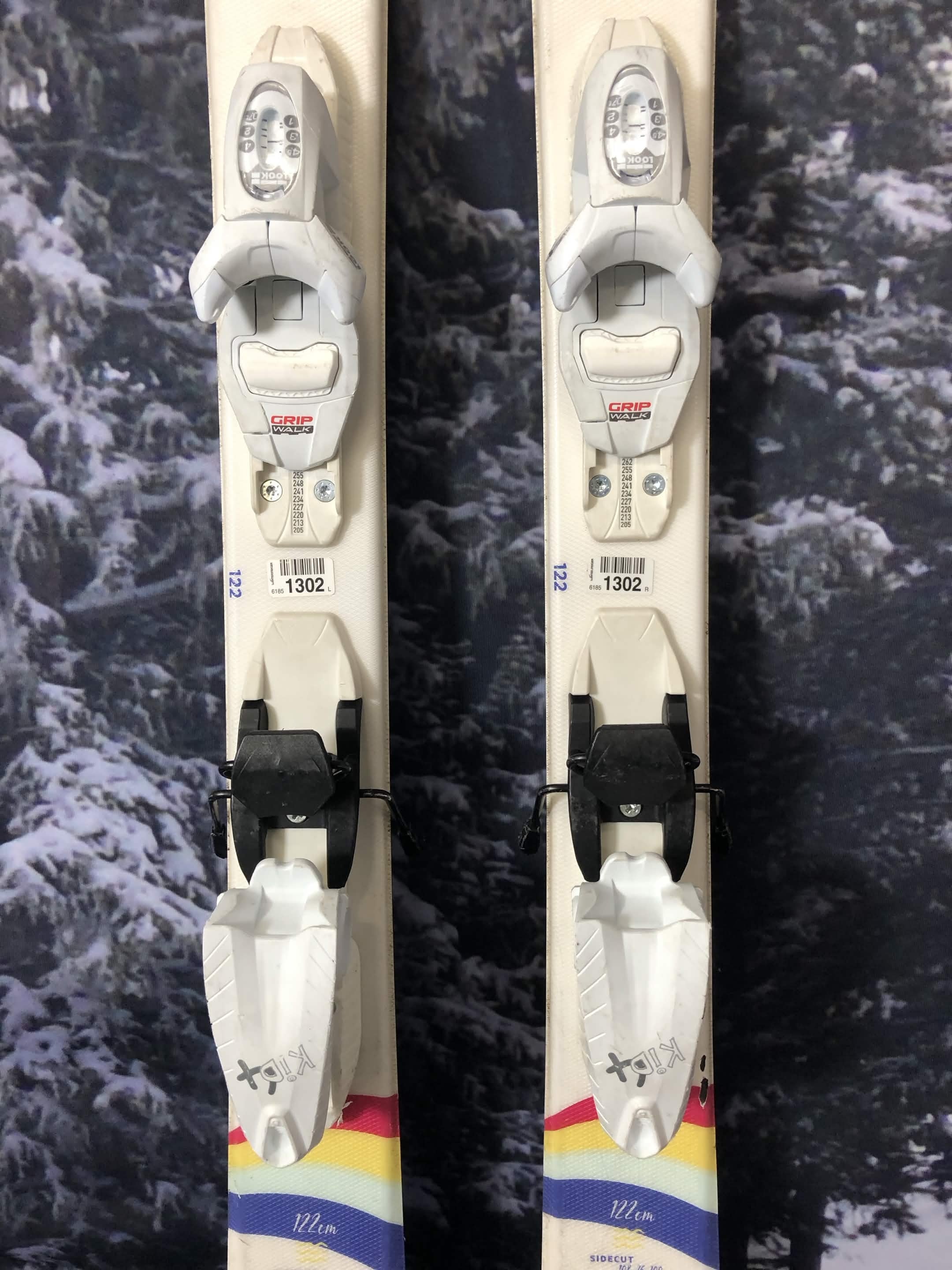 Used Dynastar Lemon Girl 122cm Jr Skis w/ Look X4.5 Demo Binding