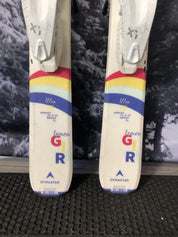 Used Dynastar Lemon Girl 122cm Jr Skis w/ Look X4.5 Demo Binding