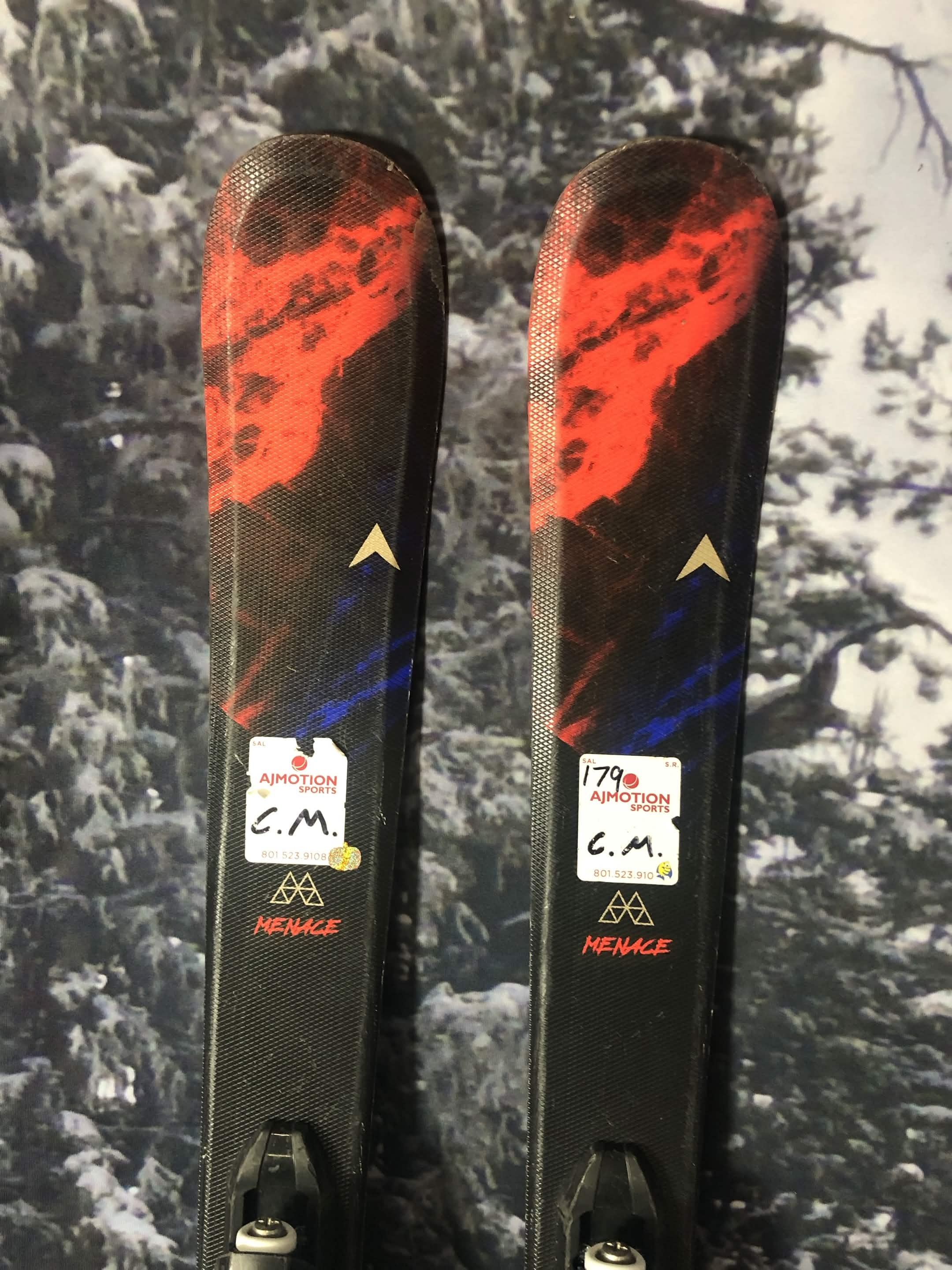 Used Dynastar Menace Team 122cm Jr Kids Skis w/ Look X4.5 Binding