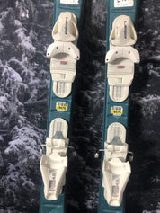 Used Elan Starr JR 120cm Jr Kids Skis w/ Elan El 4.5 Binding