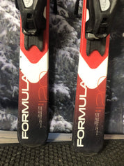 Used Elan Formula 120cm Jr Skis w/ Elan El 4.5 Demo Binding