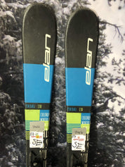 Used Elan Pinball 130cm Jr Skis w/ Elan EL 7.5 AC Demo Binding