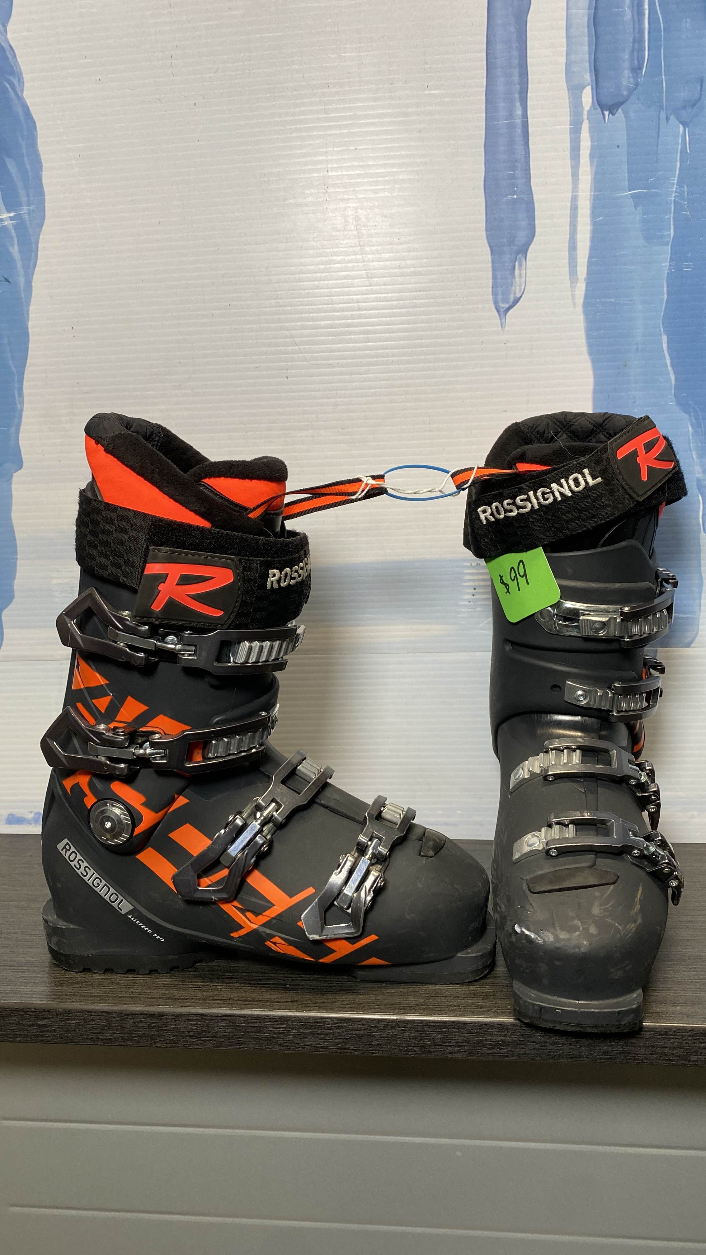 Used Rossignol All Speed Pro Rental 100 Ski Boot 24.5MP