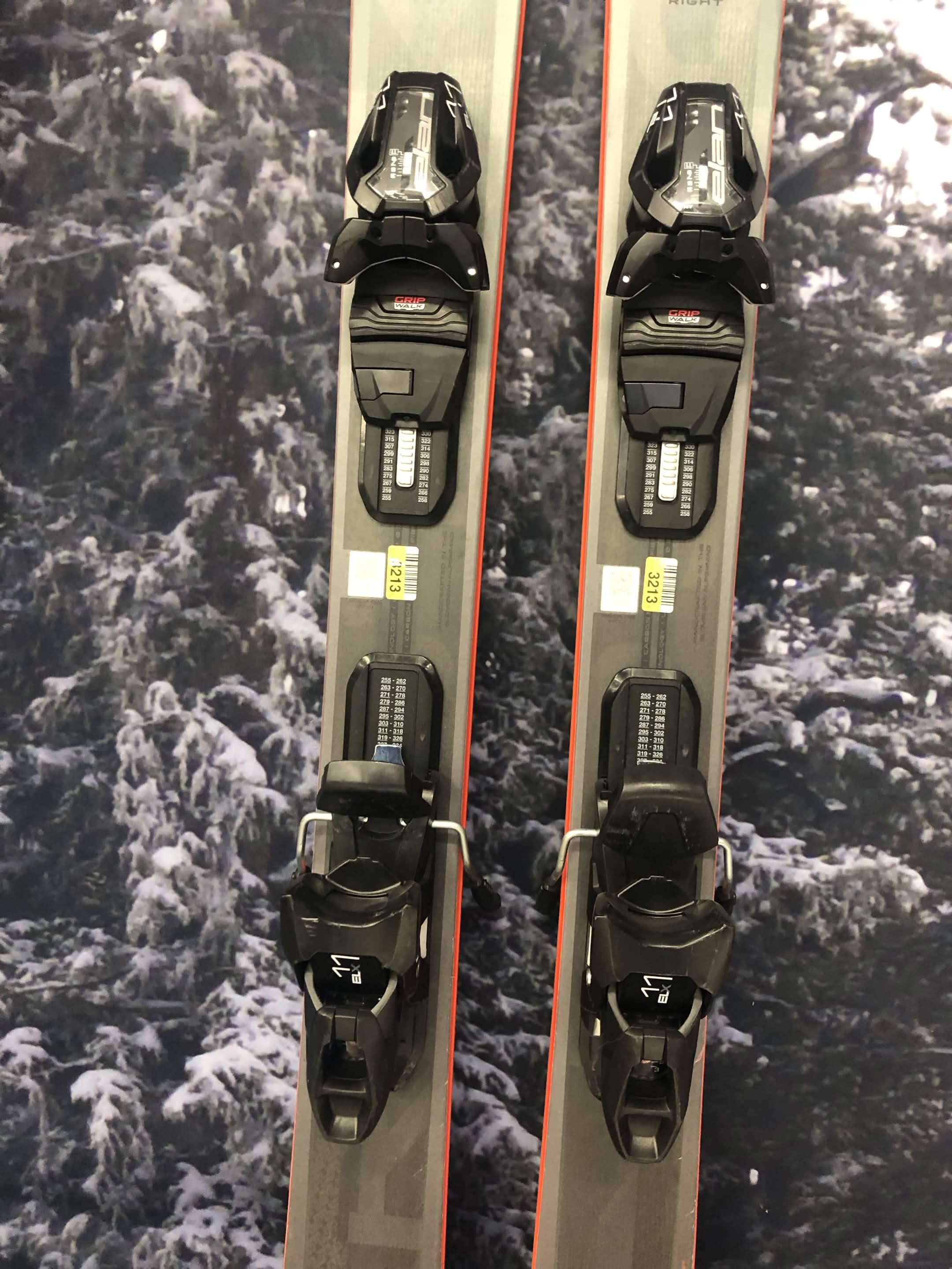 Lightly Used Elan Ripstick 88 161 CM Skis 2026 w/ 25/26 ELX 11.0 GW Demo Binding