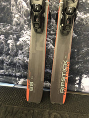 Lightly Used Elan Ripstick 88 161 CM Skis 2026 w/ 25/26 ELX 11.0 GW Demo Binding