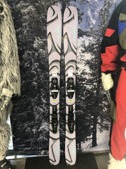 New Salomon QST 100 Skis w/ Salomon NR M10 GW Demo Binding- 156cm