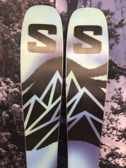 New Salomon QST 100 Skis w/ Salomon NR M10 GW Demo Binding- 156cm