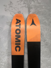 Lightly Used Atomic Maverick 95 TI Skis - 180 cm w/ Atomic Strive 13 Binding