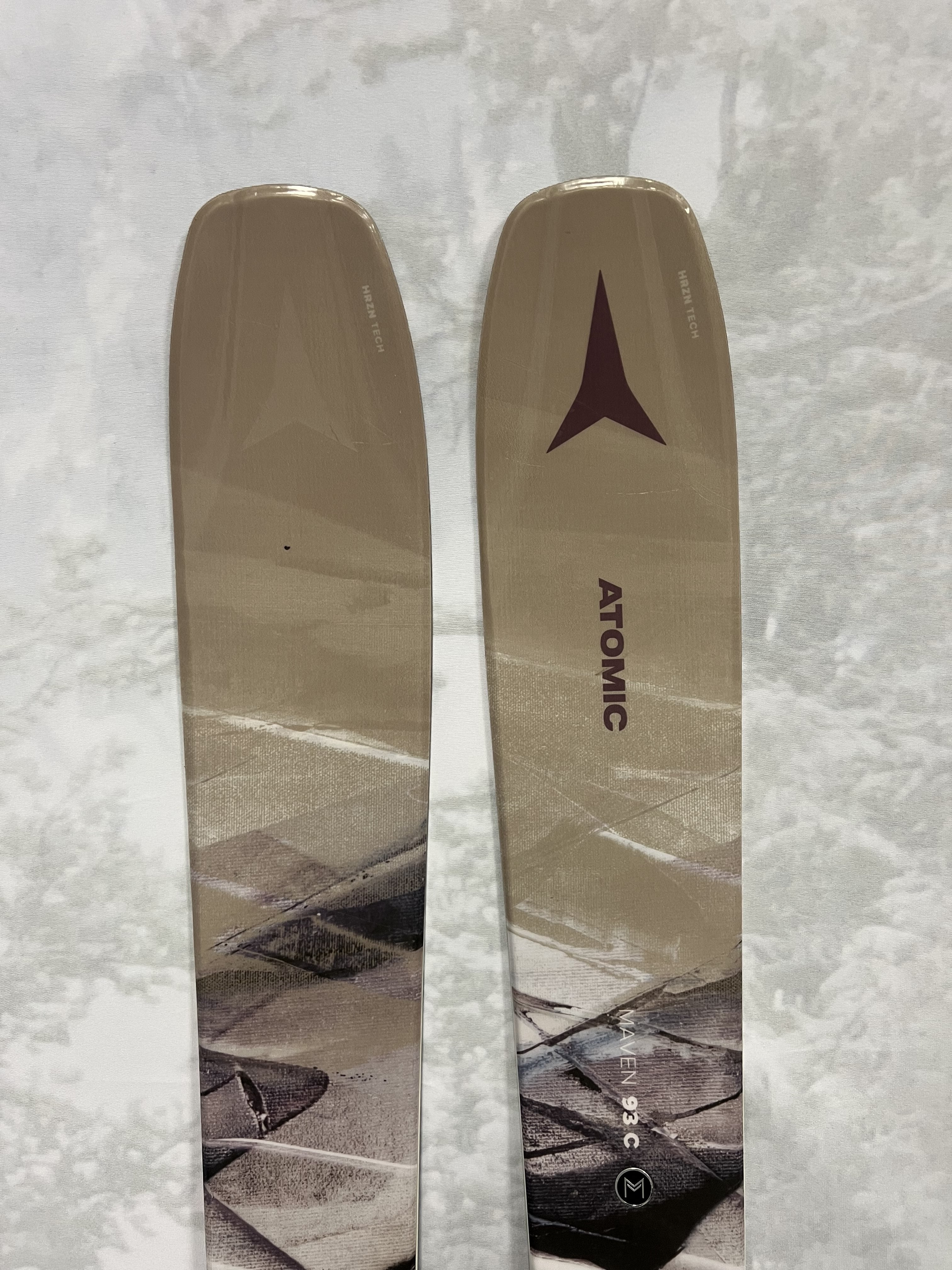 Lightly used Atomic Maven 93 C 156cm Skis w/ Salomon Strive 11 Demo Binding