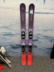 Used Atomic Vantage 120cm Jr Skis w/ Elan 4.5 Demo Binding