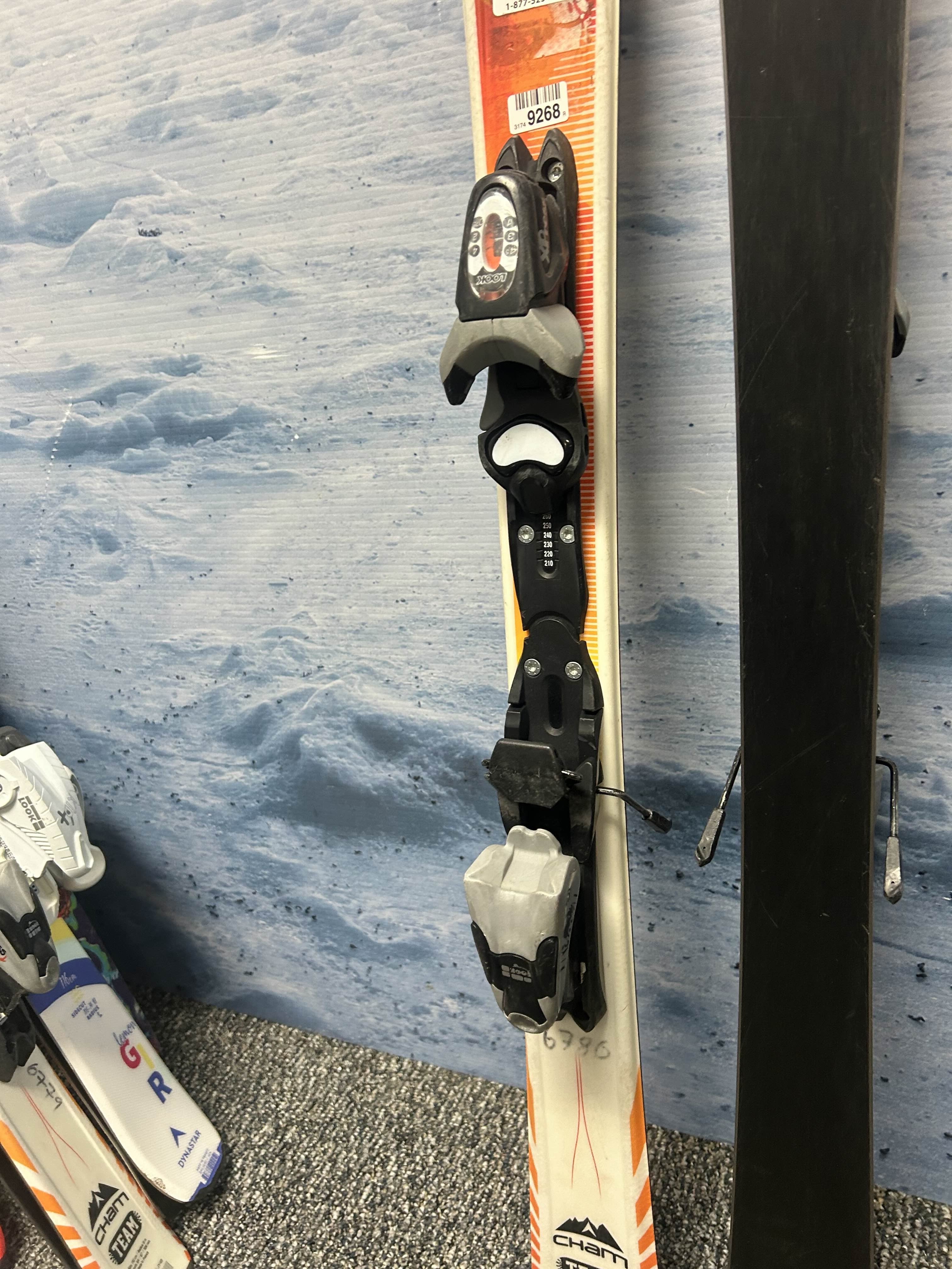 Used Dynastar Cham Team 110cm Jr Skis w/ Look Xpress 4.5 Demo Binding