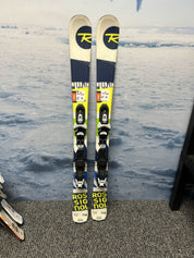 Used Rossignol Terrain 116cm Jr Skis w/ Look Kid X4.5 Demo Binding