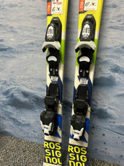 Used Rossignol Terrain 116cm Jr Skis w/ Look Kid X4.5 Demo Binding