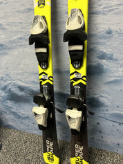 Used Head Supershape Team 117cm Jr Skis w/ Tyrolia SLR 7.5 Demo Binding