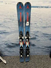 Used Atomic Vantage 110cm Jr Skis w/ Atomic C5 Demo Binding