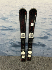 Used Nordica Fire Arrow 90cm Jr Skis w/ Marker 4.5 Demo Binding