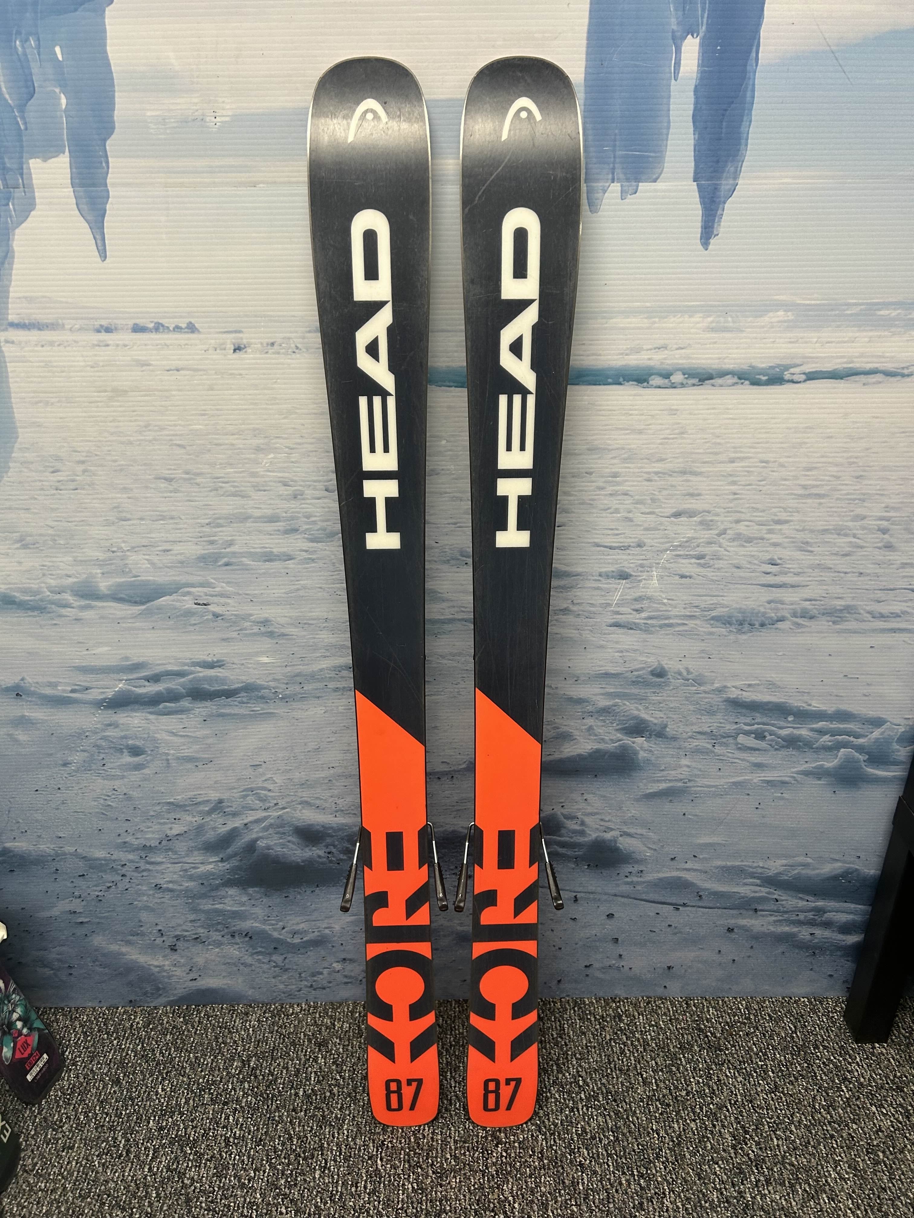 Used Head Kore 87 Jr 135cm Jr Skis w/ Tyrolia SLR 7.5 Demo Binding