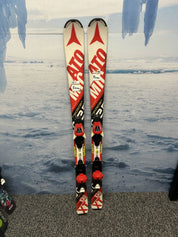 Used Atomic Redster 130cm Jr Skis w/ XTE 7 Demo Binding