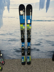 Used Elan Pinball 130cm Jr Skis w/ Elan EL 4.5 AC Demo Binding