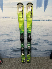 Used Elan Explore Pro 130cm Jr Skis w/ Elan EL 7.5 Demo Binding