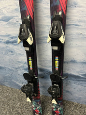 Used Salomon Lux 130cm Women Skis w/ Ezytrack 7.5 Demo Binding