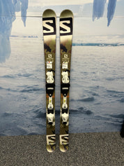 Used Salomon Suspect Jr. 130cm Jr Skis w/ Tyrolia LRX 7.5 Demo Binding