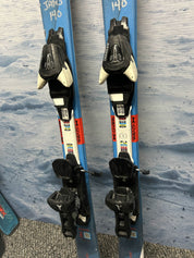 Used Atomic Vantage Jr. 140cm Jr Skis w/ L7 7.5 Demo Binding