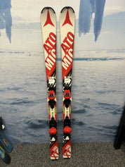 Used Atomic Redster 140cm Jr Skis w/ XTE 7 Demo Binding