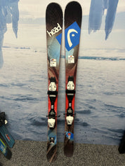 Used Head The Jr. Caddy 141cm Jr Skis w/ Tyrolia LRX 7.5 Demo Binding