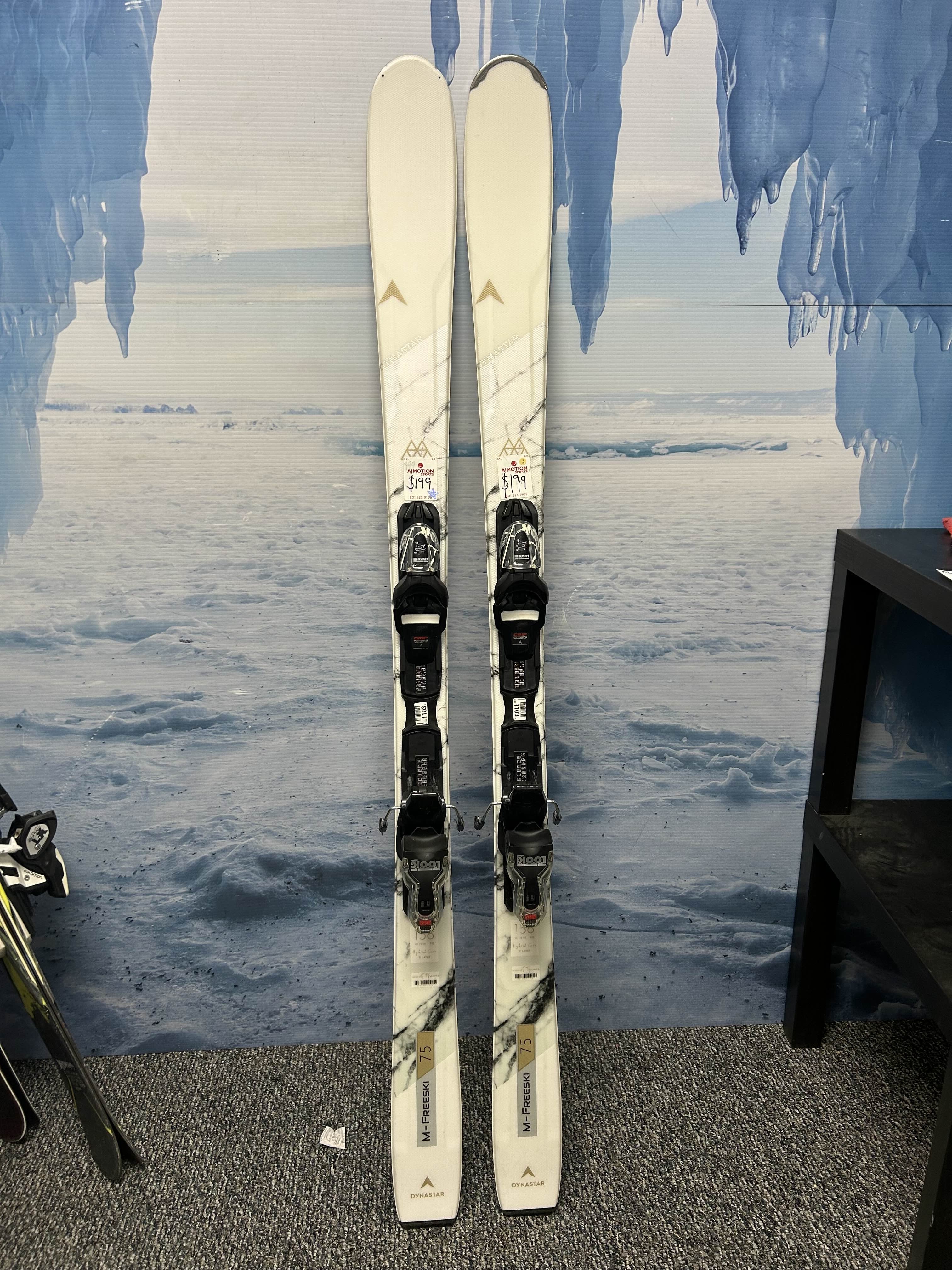 Used Dynastar M-Free 75 156cm Skis w/ Look XP 10 Demo Binding