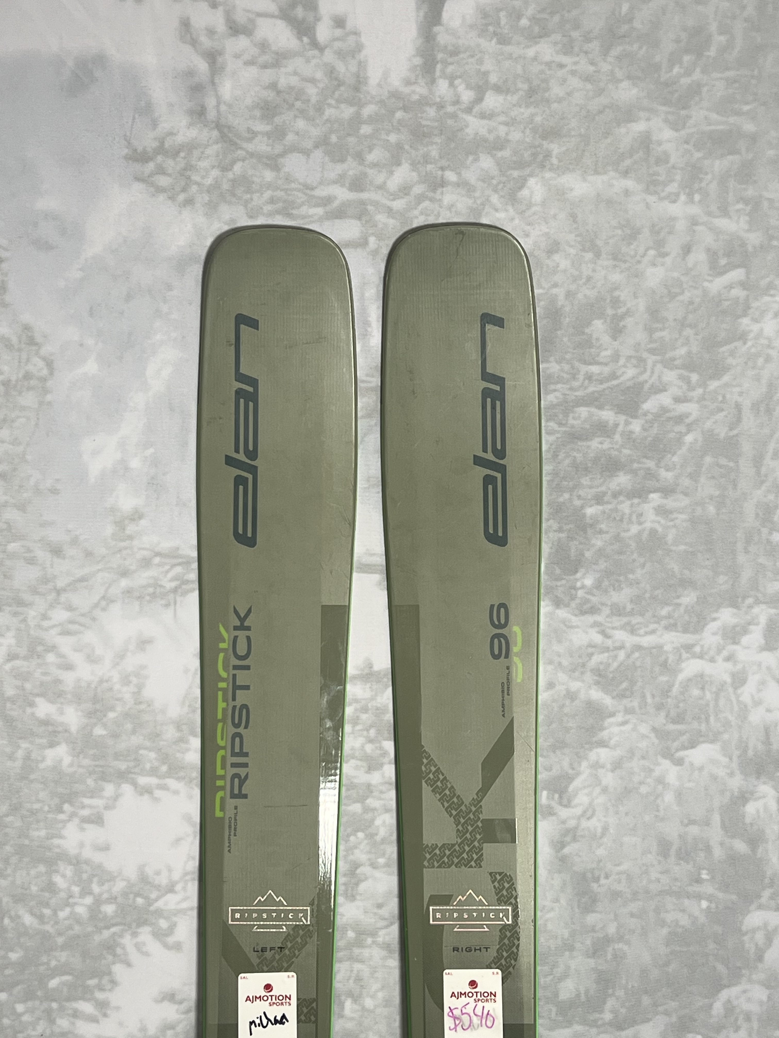 Lightly Used 2025 Elan Ripstick 96 - 161cm w/ Tyrollia Attack 13 adjustable GW bindings