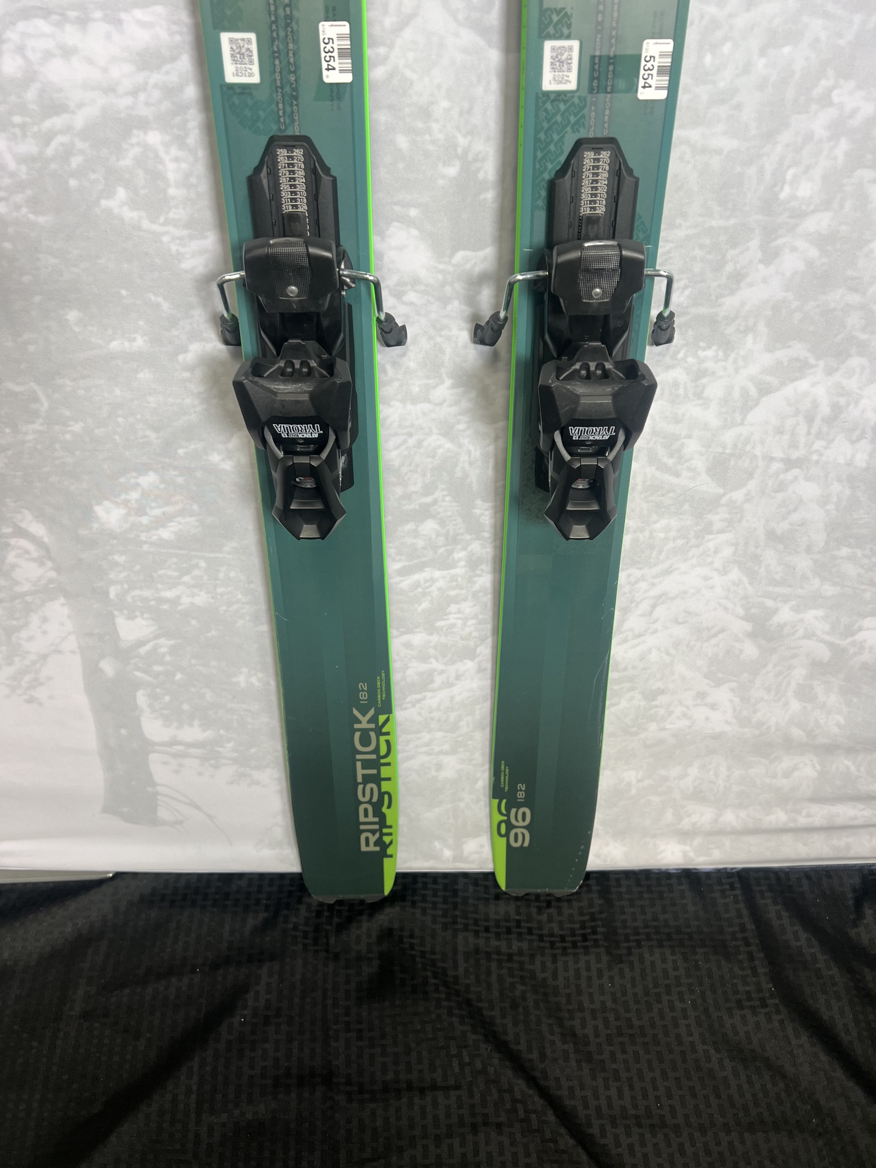 Lightly Used 2025 Elan Ripstick 96 - 182 cm w/ Tyrollia Attack 13 adjustable GW bindings