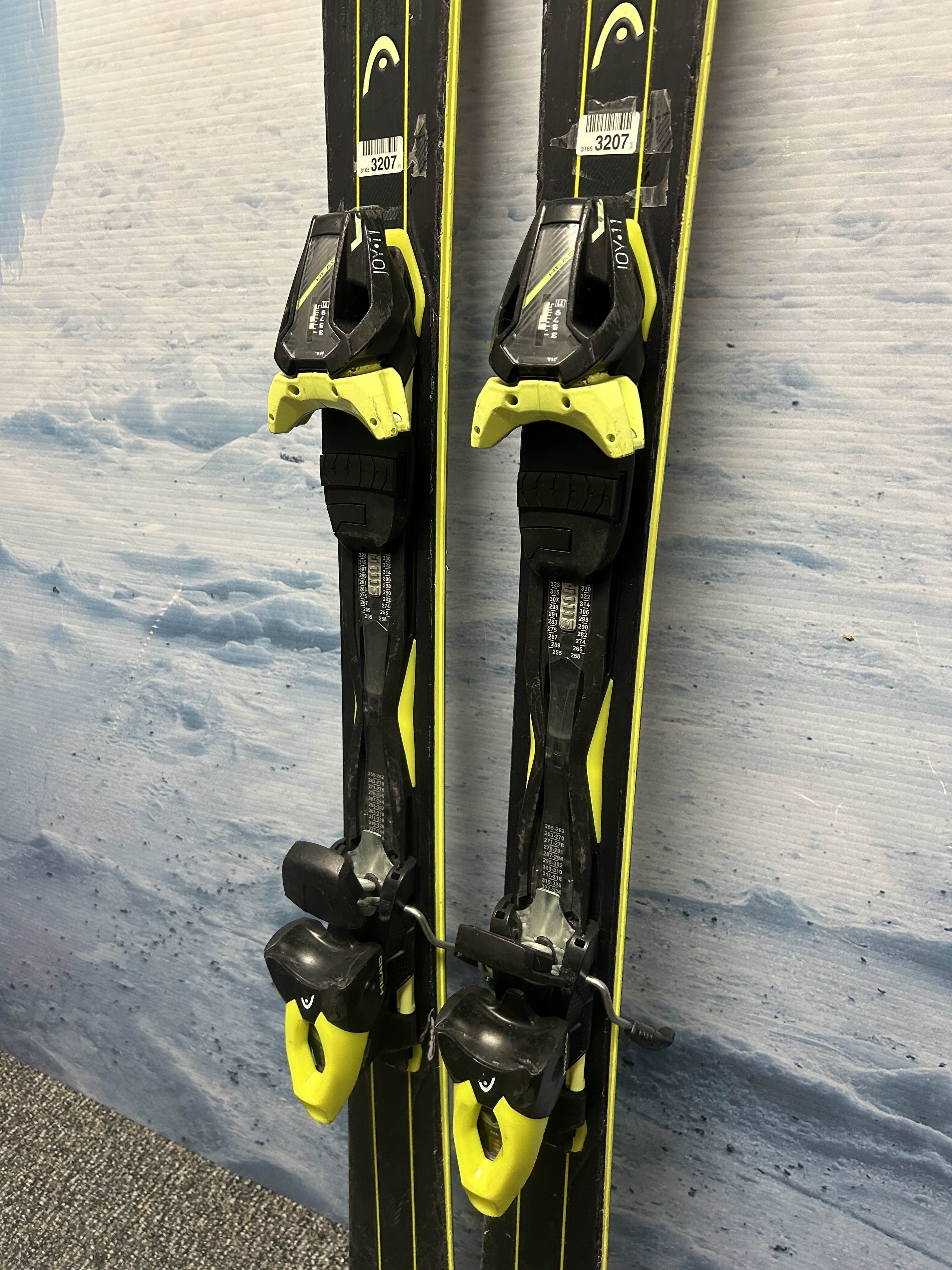 Used Head Super Joy 158cm Skis w/ Head Joy 11 Demo Binding