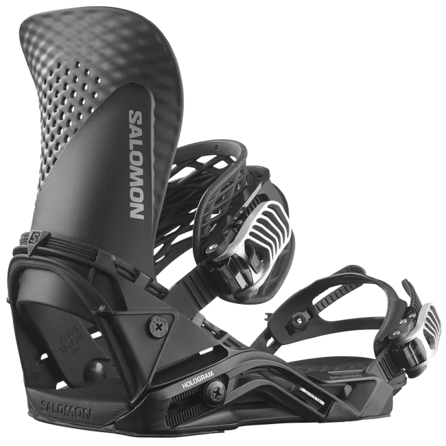 Salomon Hologram Black Snowboard Bindings - 2025