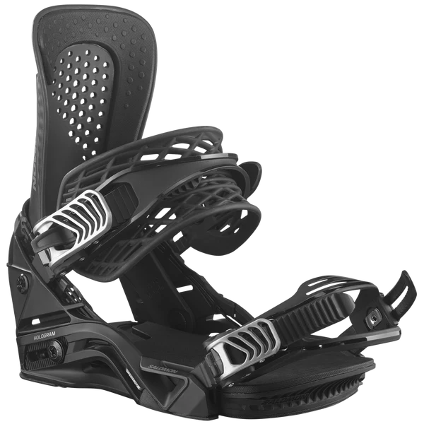 Salomon Hologram Black Snowboard Bindings - 2025