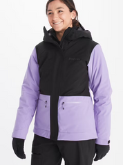 Marmot Women's Refuge Jacket - Black / Paisley Purple