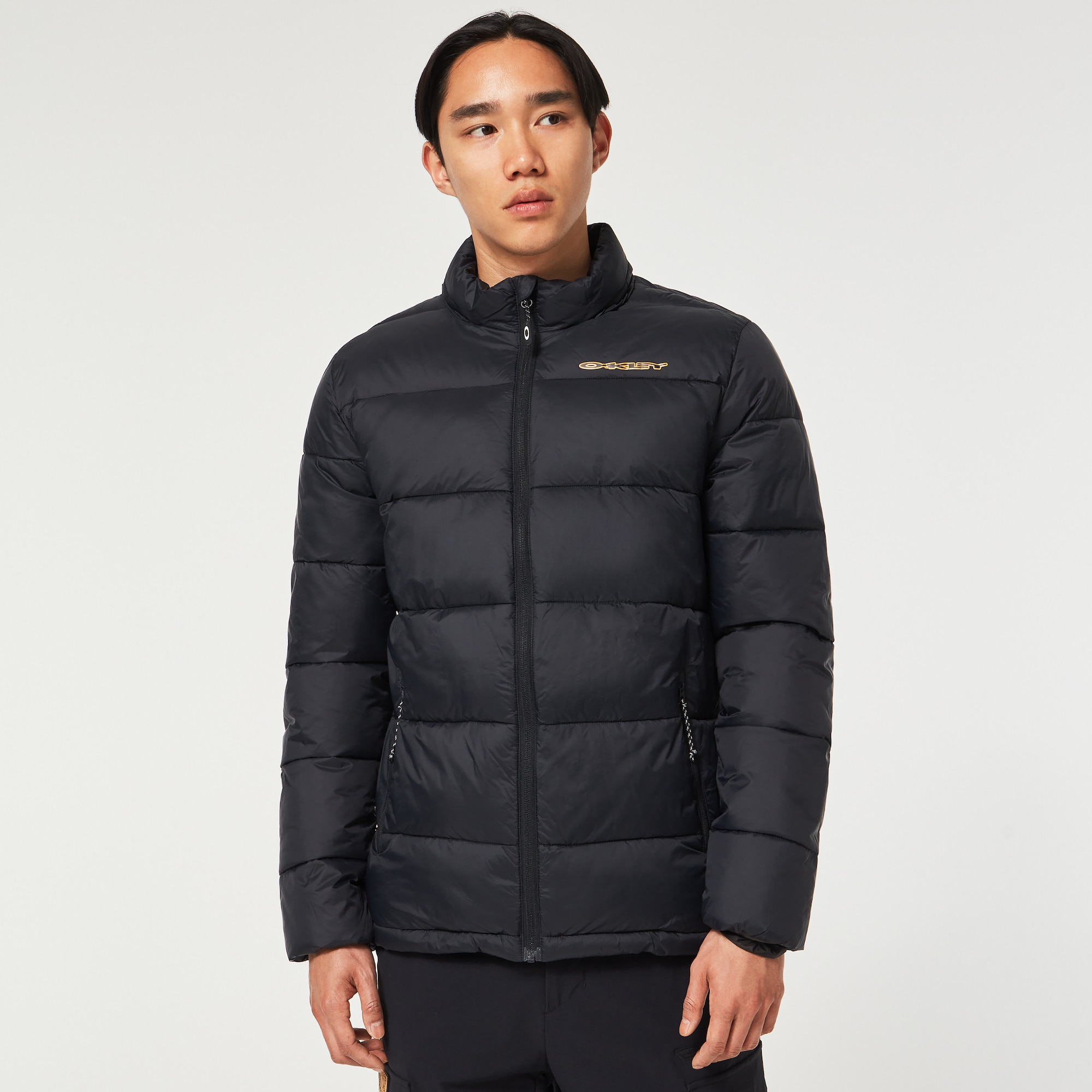 Oakley Tc Skull Puffy Men s Winter Jacket Blackout 2023 AJ Motion Sports