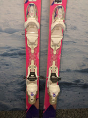 Used Rossignol Temptation 80 144cm Skis w/ Rossignol Xellium 110 Demo Binding