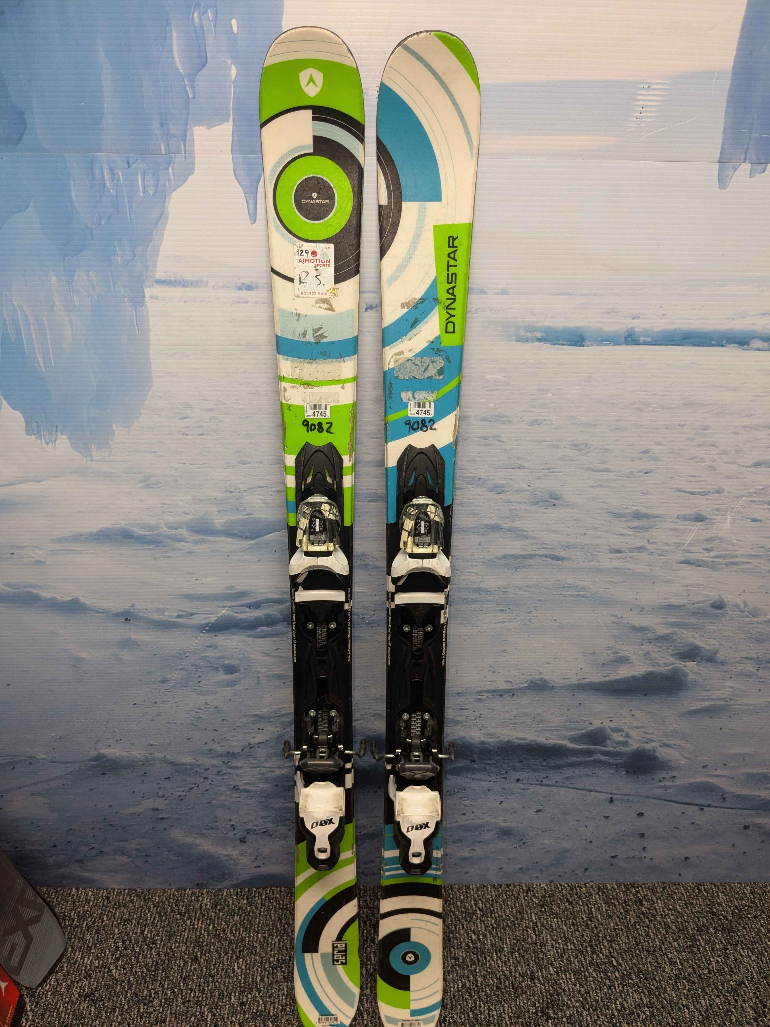 Used Dynastar Serial 80 Twintip 138cm Jr Skis w/ Look Xpress 10 Demo Binding