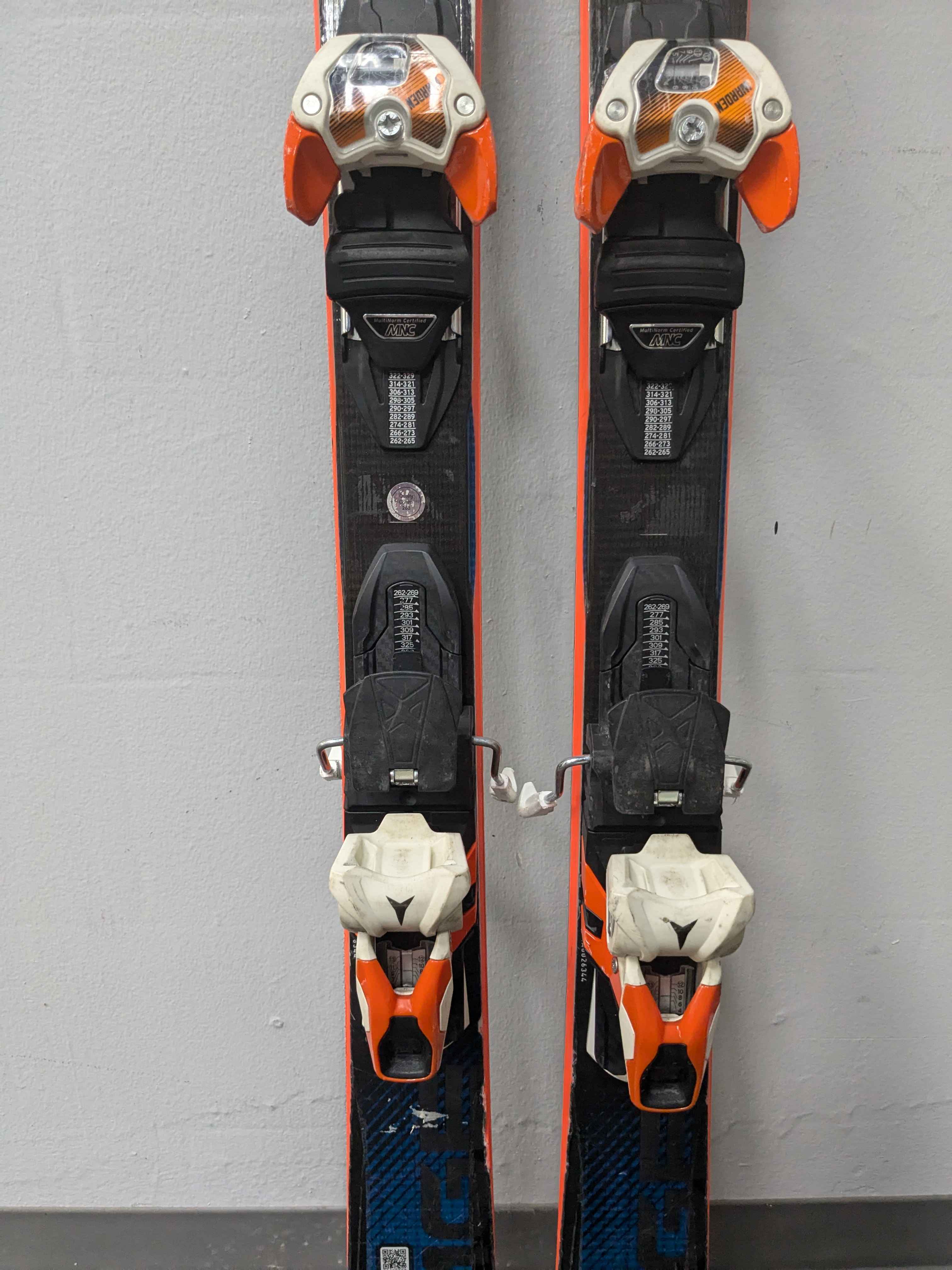 Used Atomic Vantage 80 173cm Skis w/ Atomic Warden 13 Demo Binding