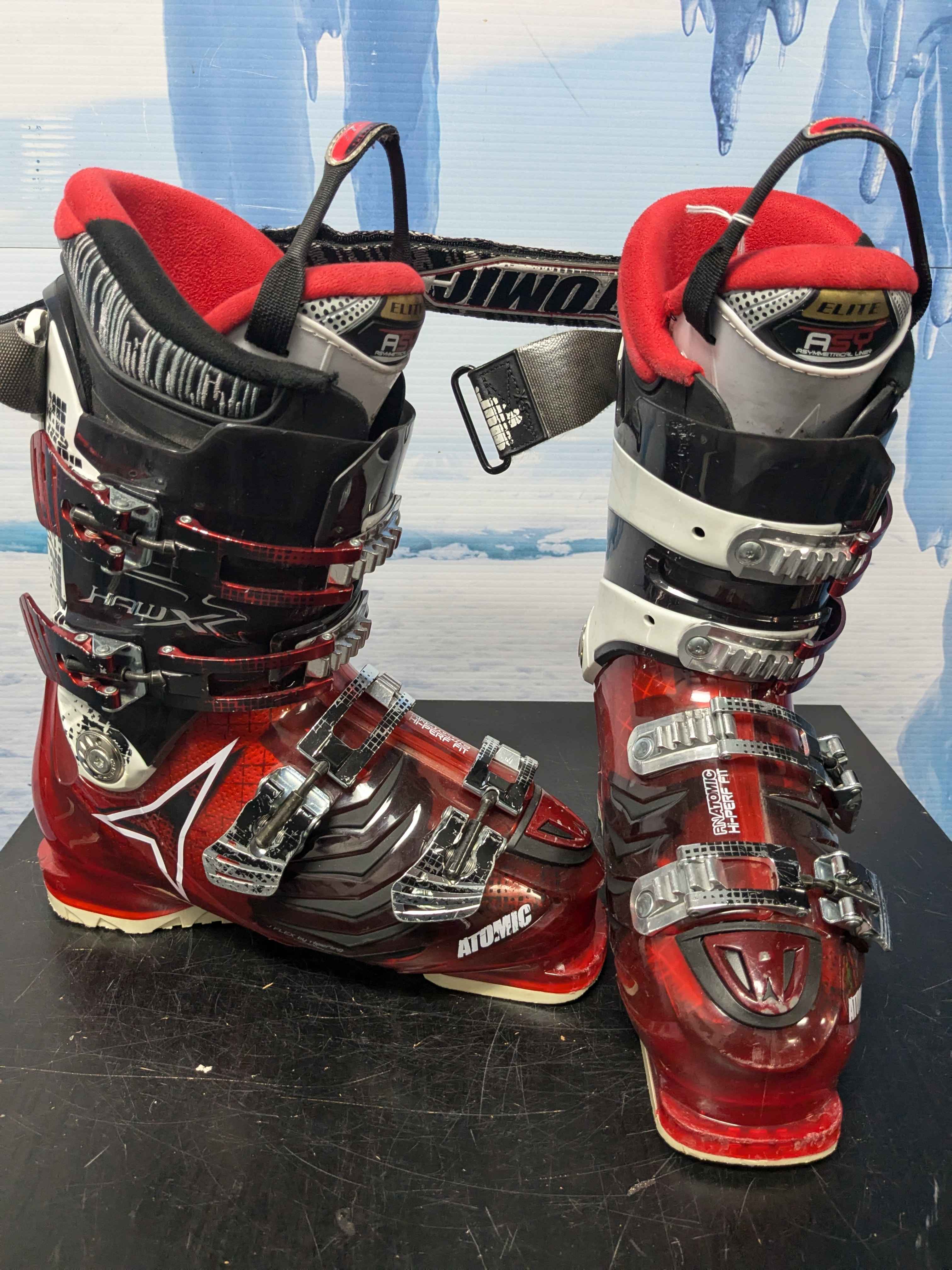 Used Atomic Hawx 120 Red Recco Ski Boot - 25.5MP