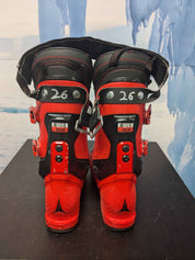 Used Atomic Hawx 120 Red Ski Boot - 26.5MP