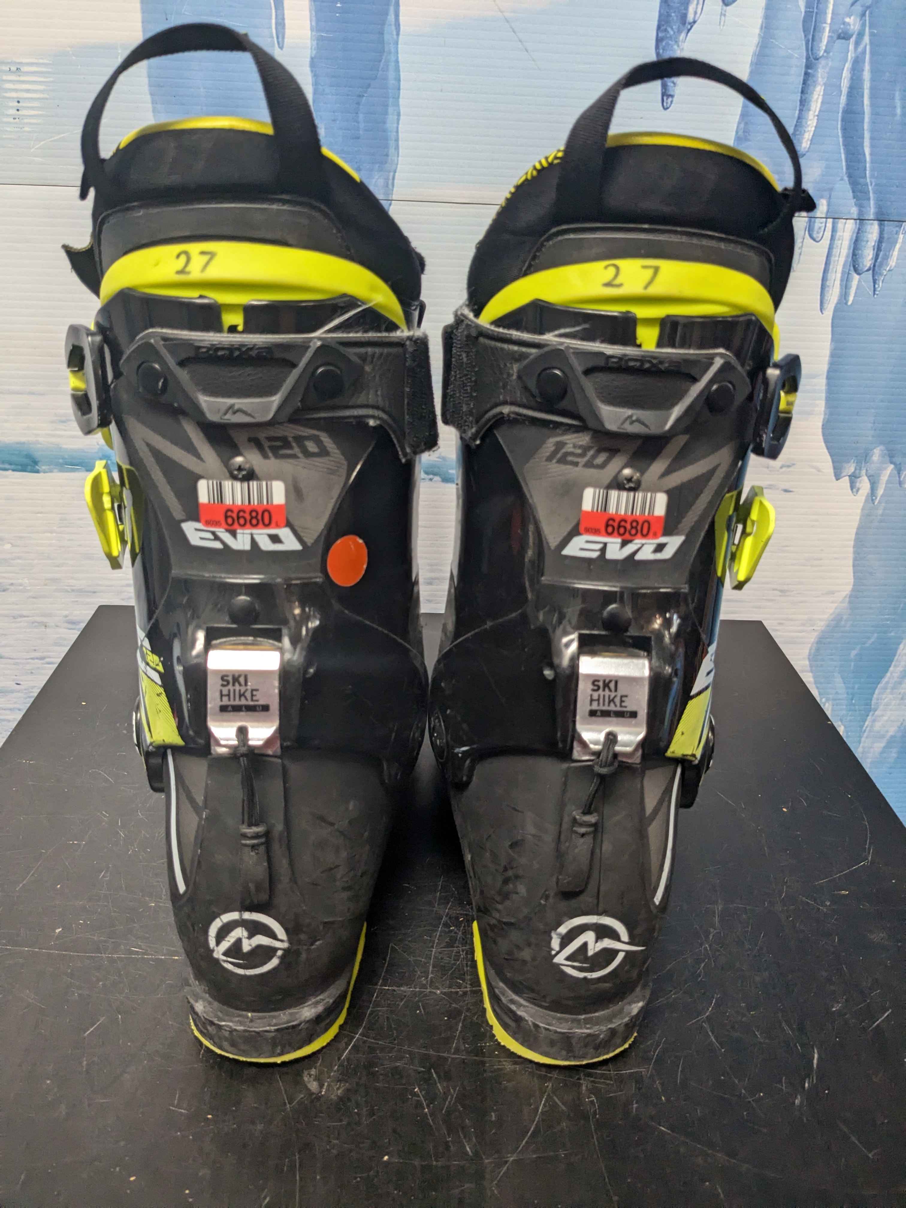 Used Roxa Evo 120 BLK/YL Ski Boot 27.5MP