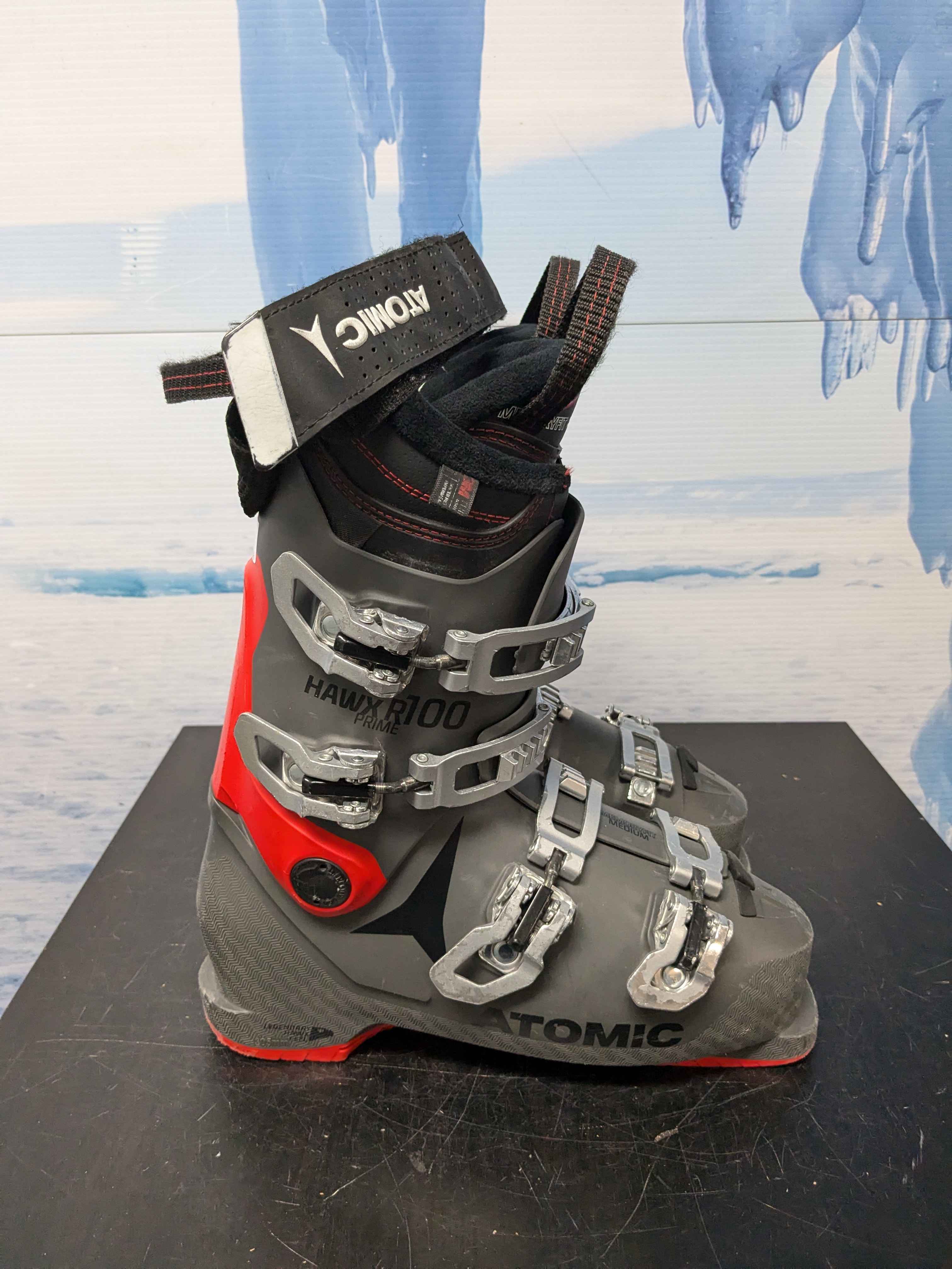 Used Atomic Hawx Prime R 100 Red Ski Boot - 26.5MP